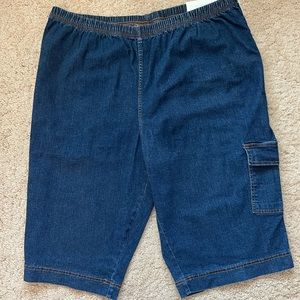 Croft&Barrow Denim Skimmers—Size 3X